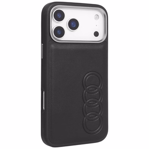 Audi TT Synthetic Leather MagSafe ümbris jaoks iPhone 17 Pro - must
