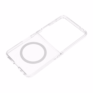 Läbipaistev MagSafe-toega 4sF-S Clear ümbris Samsung Galaxy Z Flip8 mudelile