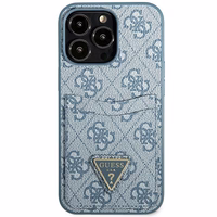 Guess 4G Triangle Logo Cardslot Ümbris jaoks iPhone 13 Pro / 13 - sinine