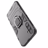 Ring Armor ümbris jaoks Samsung Galaxy A24 4G armored cover magnetic holder ring must