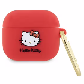 Hello Kitty Silicone 3D Kitty Head ümbris jaoks AirPods 3 - fuchsia