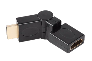 Pööratav HDMI pesa–pistik adapter