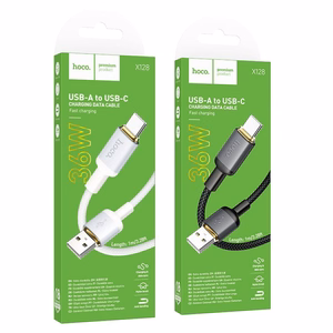 Cable USB A to USB C Hoco 3A 1 m X128 Benefit black