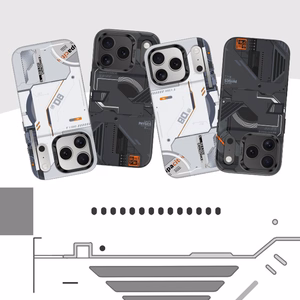 Benks Dynamic Magnetic Mecha Ümbris (D070) jaoks Iphone 17 Pro Max must (Camera Control Button)