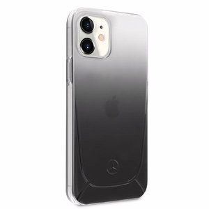 Mercedes Läbipaistev Line ümbris iPhone 12 mini jaoks - must