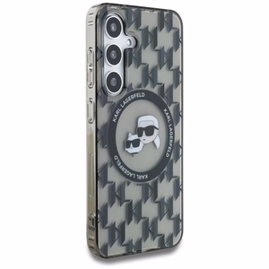 KARL LAGERFELD ümbris jaoks SAMSUNG S25 KLHMS25SHMCKMHK (Magnetic IML Metal Monogram KC Heads) must