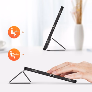 DUX DUCIS ümbris DOMO foldable with pencil storage jaoks SAMSUNG Tab S10 Plus/S9 Plus/S9FE Plus must