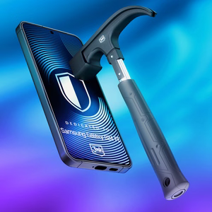 Karastatud klaas 3mk HardGlass Max Lite must jaoks Samsung Galaxy S24 FE