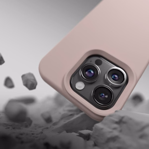 Etteri Silicone чехол iPhone 15 Pro Max 6,7" светло-розовый