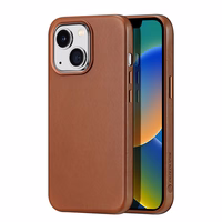 Dux Ducis Napoli iPhone 14 Plus magnetiline nahkümbris MagSafe Brown