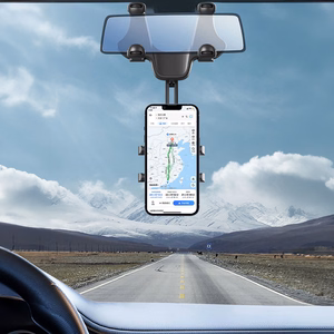 Car Phone Hoidja jaoks Rearview Mirror - must