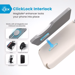Speck Presidio2 Pro MagSafe'i ja ClickLocki toega ümbris iPhone 16-le, Bleached Bone/Heirloom Gold