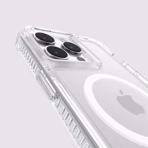 Case-Mate Ultra Tough+ D3O MagSafe ümbris seadmele iPhone 15 Pro Max, läbipaistev