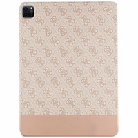 Guess 4G Stripe Allover ümbris jaoks iPad Pro 12.9" - roosa