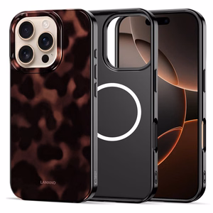 Tech-Protect Lamano MagSafe ümbris jaoks iPhone 16 Pro - must and punane