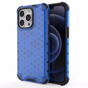 Honeycomb Case soomuskaitse TPU kaitsekattega iPhone 13 Pro sinine