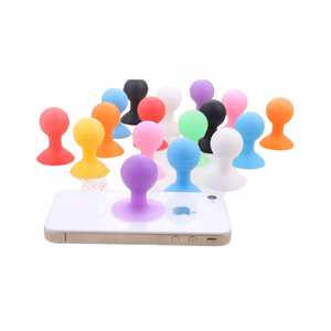 Phone hoidja with a round head - valge