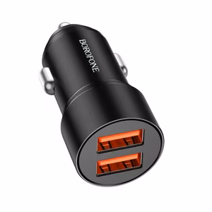 Car laadija Borofone BZ19B 2xUSB-A QC3.0 36W must