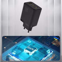 Dudao A29 65W GaN Wall Laadija 2 x USB-C + 1 x USB-A - must