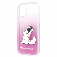 Karl Lagerfeld Choupette Fun iPhone 11 Pro ümbris - roosa