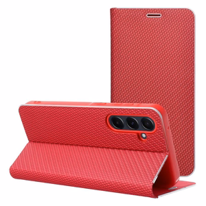 LUNA Book Carbon jaoks SAMSUNG S22 punane