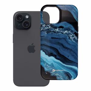 Ümbris jaoks iPhone 15 Forcell F-Protect Mirage compatible with Magsafe Military Drop-Test deep sea