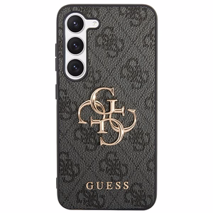 Guess 4G Big Metal Logo ümbris jaoks Samsung Galaxy A55 - must