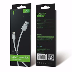 KAABEL T-PHOX NETS LIGHTNING VALGE 3A ; PVC ; 1,2M