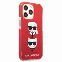 Karl Lagerfeld Karl&Choupette peaümbris iPhone 13 Pro / iPhone 13 jaoks - punane