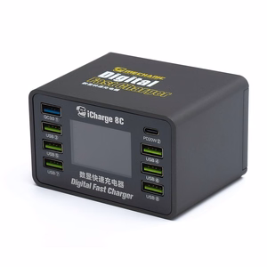 MECHANIC iCharge 8C 8-Port DC Power Supply PD QC3.0
