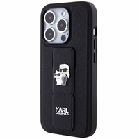 Karl Lagerfeld Gripstand Saffiano Karl&Choupette Pins ümbris jaoks iPhone 13 Pro / 13 - must