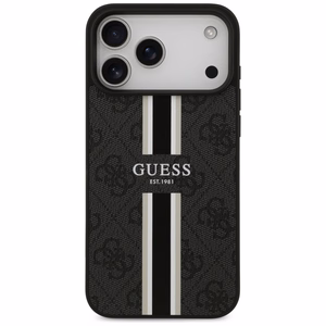 GUESS ümbris jaoks IPHONE 17 Pro Max compatible with MagSafe GUHMP17XP4RPSK (4G Printed Stripes) must