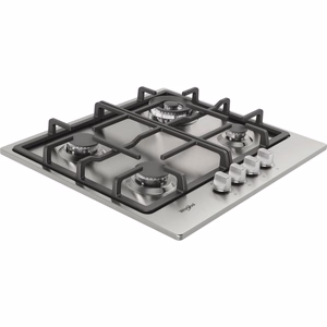 Whirlpool TGML 661 IX R sisseehitatud roostevabast terasest gaasipliit, 58 cm, 4 tsooni