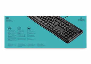 Logitech klaviatuur K120 ettevõtetele