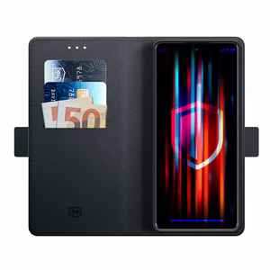 3mk Wallet Ümbris jaoks Realme 11 Pro - must