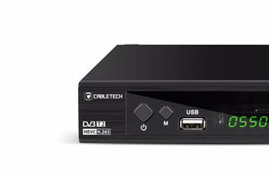 Cabletech URZ0336C – DVB-T2 H.265/HEVC digitaalse maapealse televisiooni vastuvõtja