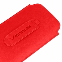 Vennus Deko Ümbris (Size 14) jaoks Iphone 15/15 Pro/16/16 Pro/Samsung S24/S25 RED