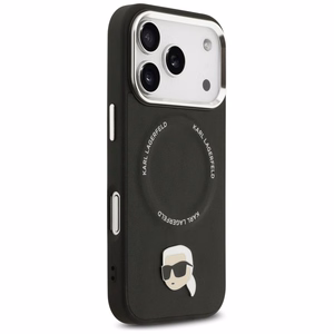 KARL LAGERFELD ümbris jaoks IPHONE 17 Pro compatible with MagSafe KLHMP17LPSMLRKLK (PU Karl Pin) must