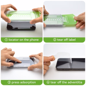 9H Karastatud klaas with mounting frame jaoks iPhone 14 Plus Wozinsky Premium Glass - must