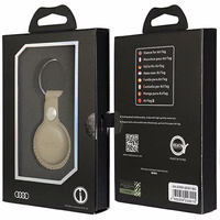 Audi Synthetic Leather AirTag ümbris - beige