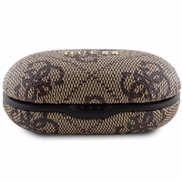 TWS Guess 4G Metal Bluetooth headphones with ENC docking station - brown