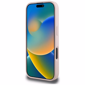 Guess Grained Roses Big 4G logo iPhone 16 Pro Max ümbris - roosa