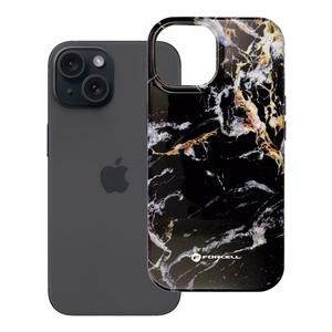 Ümbris jaoks iPhone 15 Forcell F-Protect Mirage compatible with Magsafe Military Drop-Test must marble
