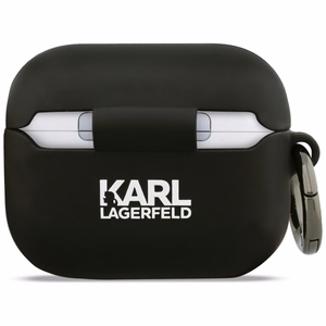 Karl Lagerfeld Silicone Choupette Head 3D Ümbris jaoks AirPods Pro 3 - must