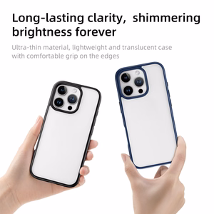 Rock Guard Series Чехол для Iphone 16 Pro Max прозрачно-серый