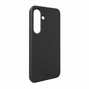 Puro Icon Mag Silicone Ümbris with MagSafe jaoks Samsung Galaxy S25 - must