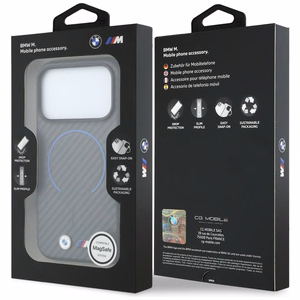 BMW M Carbon Printed Ring MagSafe ümbris iPhone 18 Pro Max / 17 Pro Max – hall