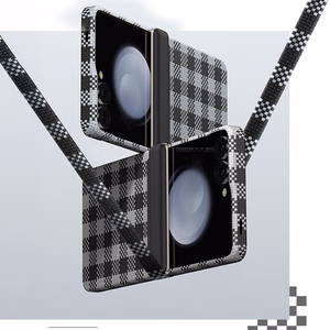 Benks Magnetic Armor Vichy Spin Kevlar Ümbris 1000D (BK48) jaoks Samsung Galaxy Z Flip 7 must