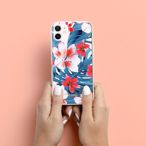 Crong Flower Pattern 03 ümbris seadmele iPhone 12 Mini