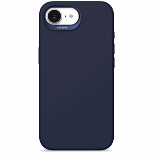 Decoded Silicone Backcover ümbris with MagSafe jaoks iPhone 16e - navy sinine